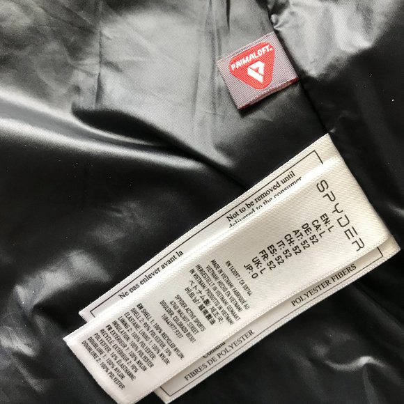 SPYDER Glissade Hoodie Puffer Jacket Coat Mens NWT - Picture 6 of 8